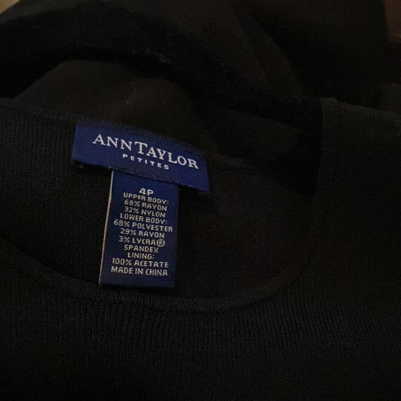 NWOT Ann Taylor gorgeous black sleeveless dress. So pretty & feminine - Picture 10 of 10